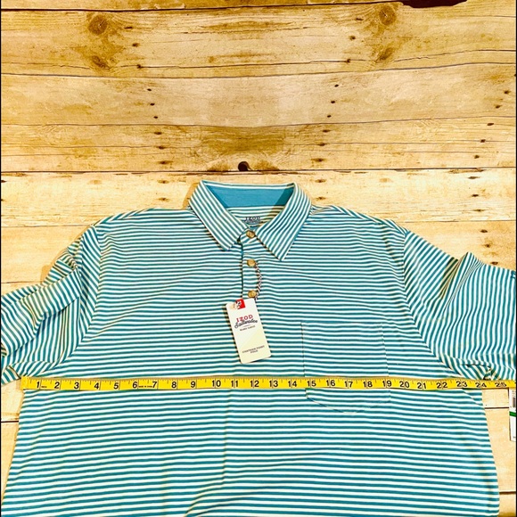 NWT Izod Saltwater Polo Chatham Point Polo Sz Large - Picture 6 of 9